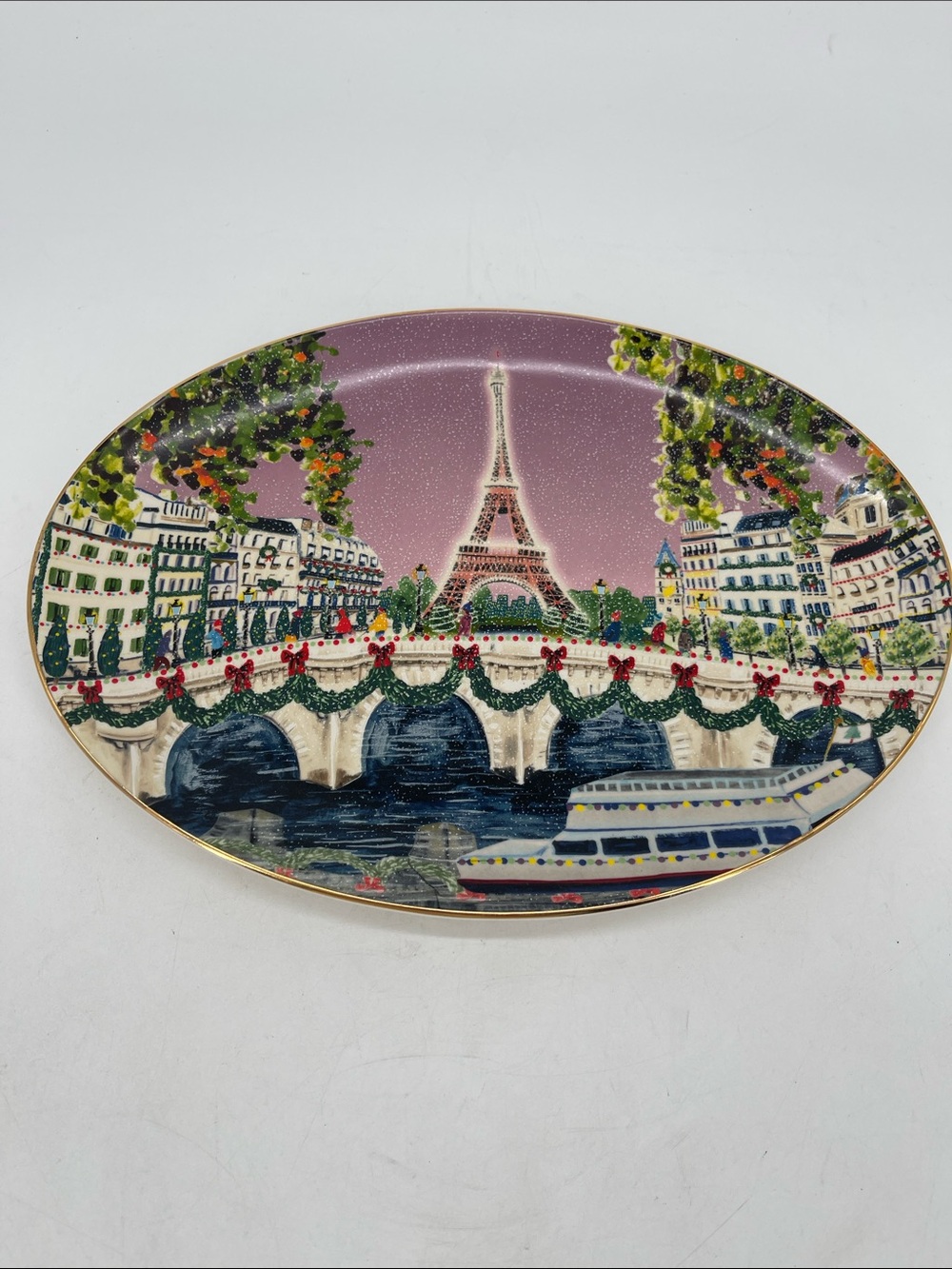 Anthropologie Paris Holiday in the City 2024 Platter